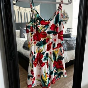 Show Me Your Mumu Flamingo Flower Rorey Romper
